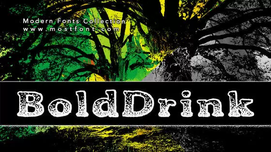 Typographic Design of BoldDrink