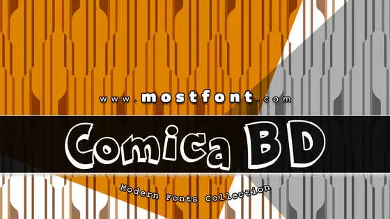 Typographic Design of Comica-BD