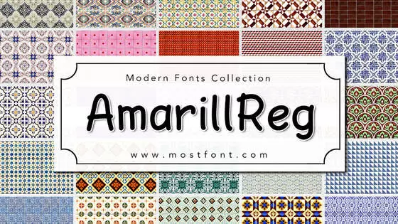 Typographic Design of AmarillReg