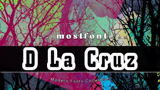 Typographic Design of D-La-Cruz