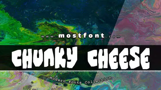 Typographic Design of Chunky-Cheese