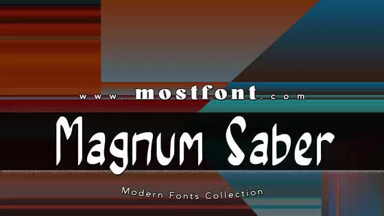 Typographic Design of Magnum-Saber