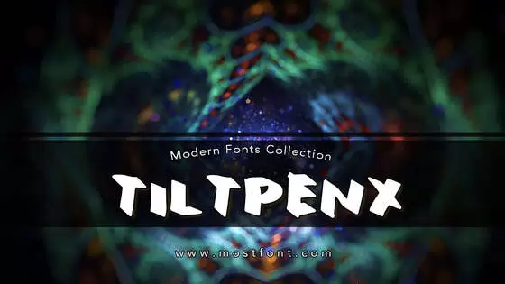 「TiltPenX」字体排版图片