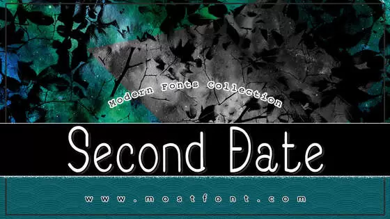 Typographic Design of Second-Date