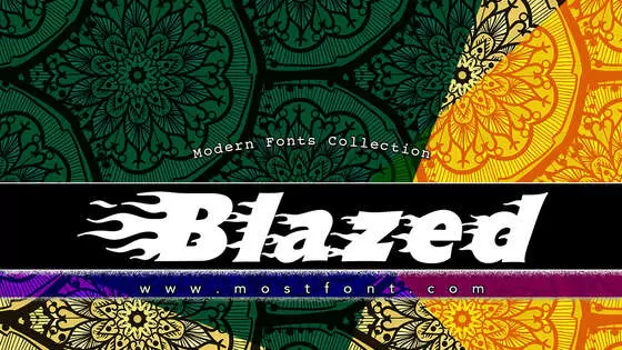 Typographic Design of Blazed