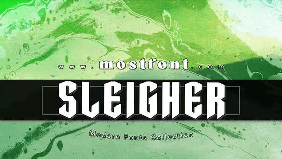 Typographic Design of Sleigher