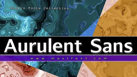 Typographic Design of Aurulent-Sans