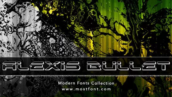 Typographic Design of Alexis-Bullet