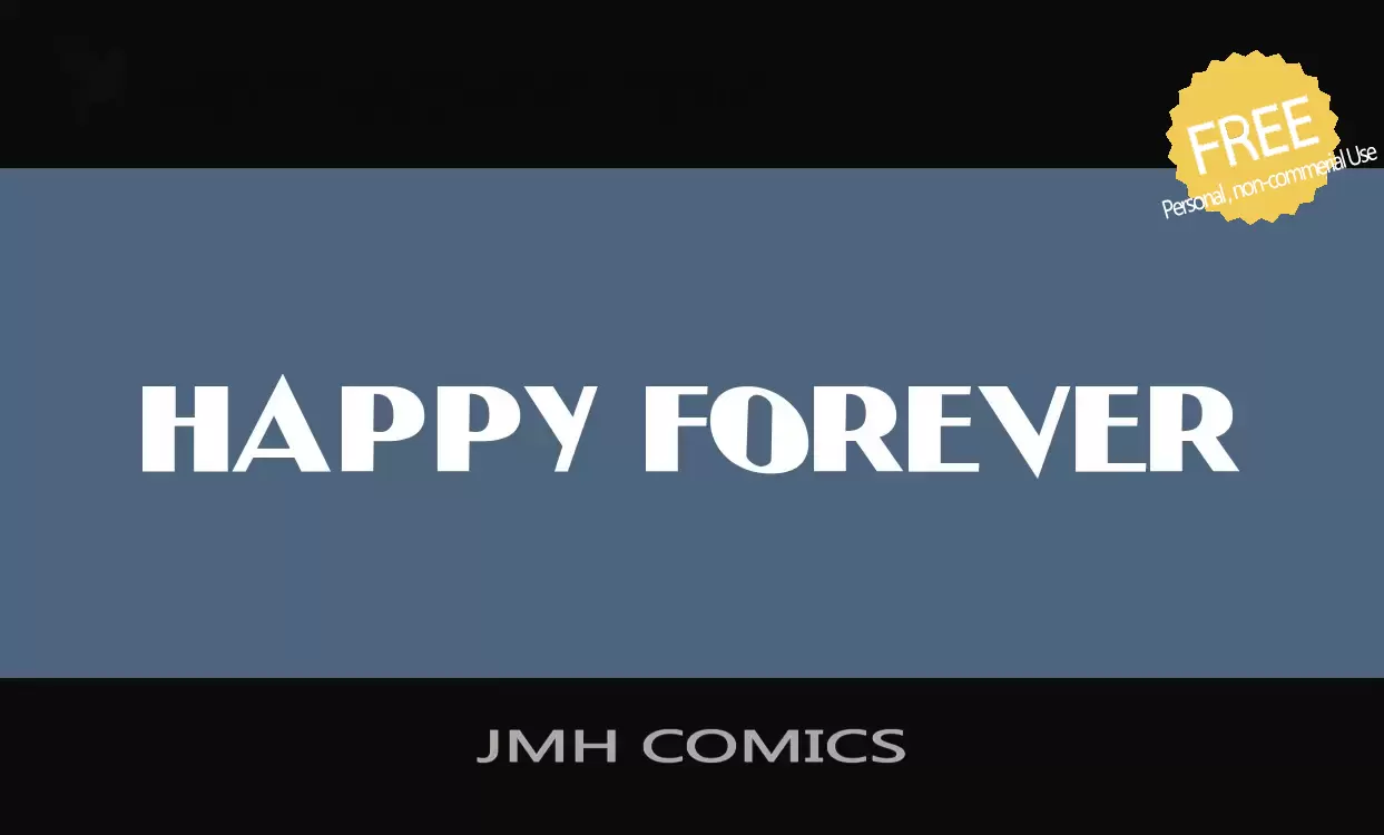 「JMH-COMICS」字体效果图