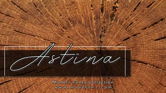 Typographic Design of Astina