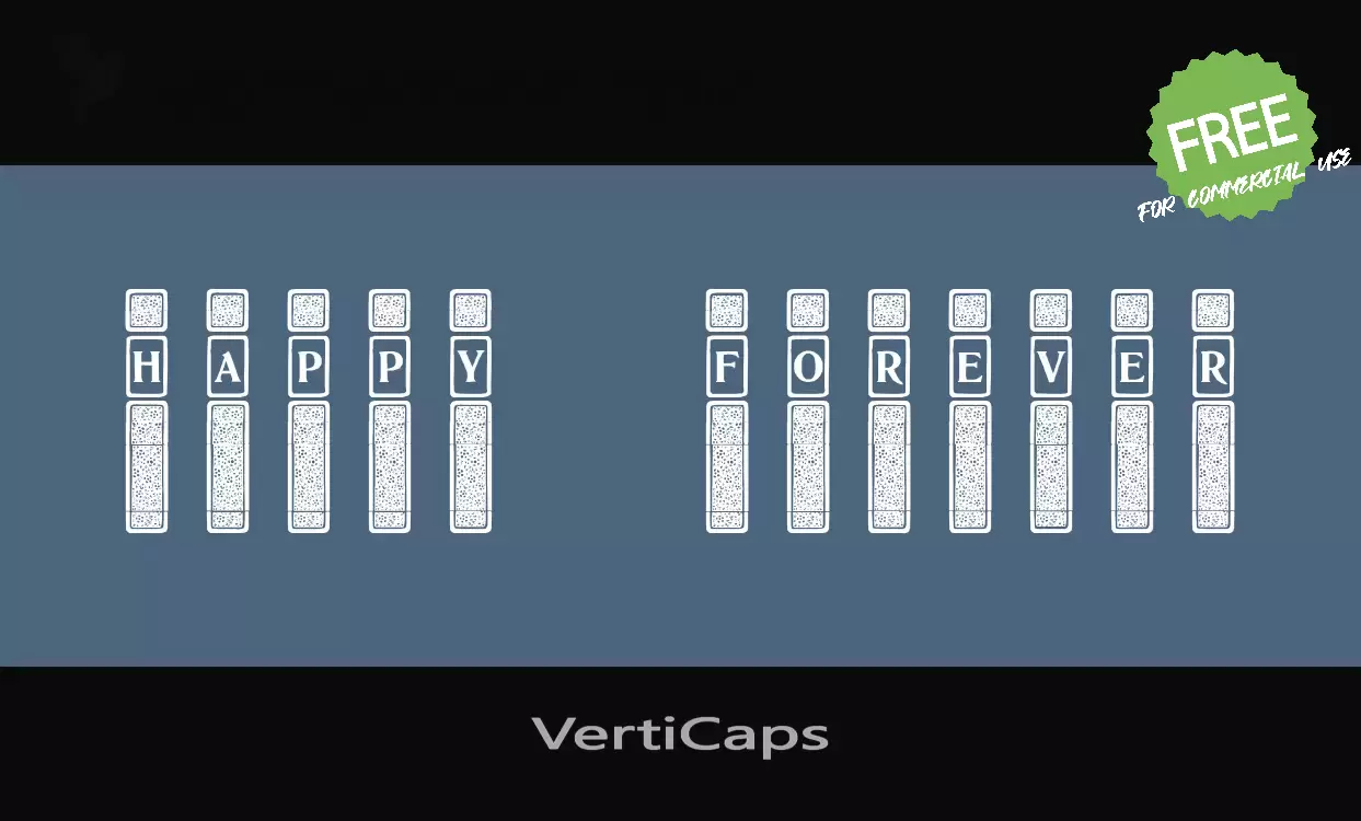 Sample of VertiCaps