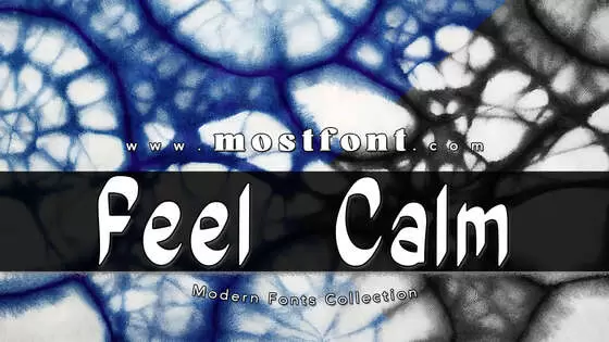 Typographic Design of Feel-Calm