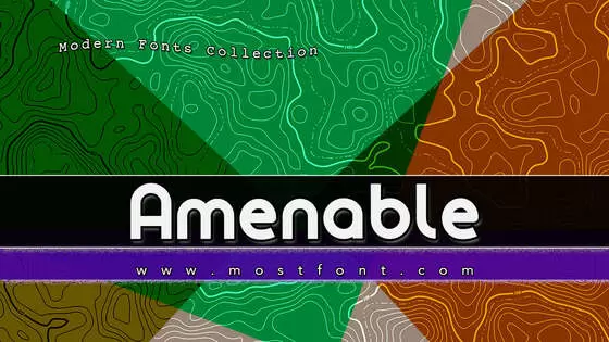 Typographic Design of Amenable