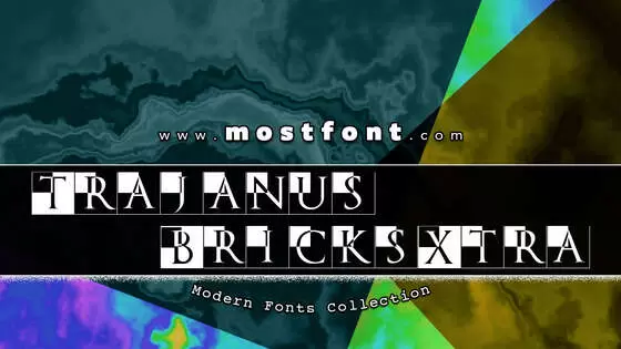 Typographic Design of TrajanusBricksXtra