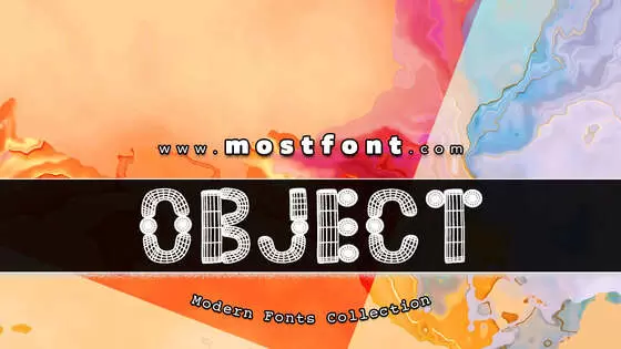 Typographic Design of Object