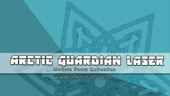 Typographic Design of Arctic-Guardian-Laser