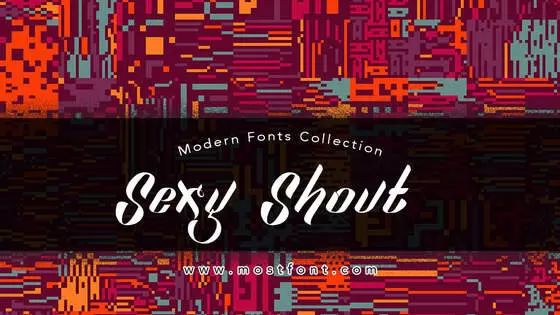 Typographic Design of Sexy-Shout