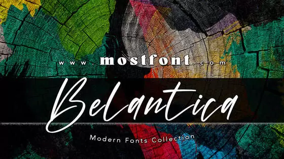 Typographic Design of Belantica