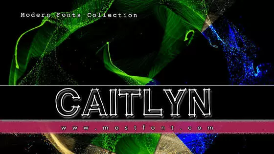 Typographic Design of CAITLYN