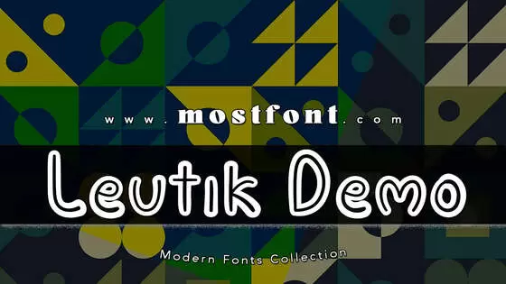 Typographic Design of Leutik-Demo