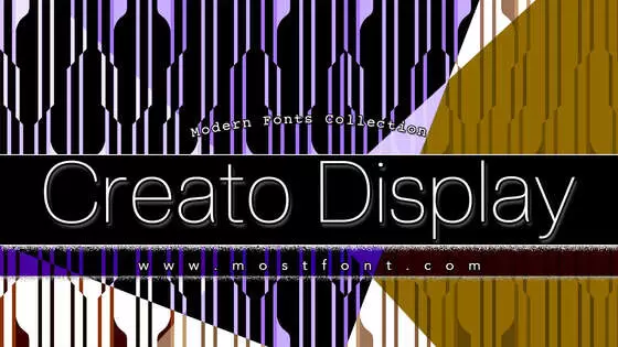 Typographic Design of Creato-Display