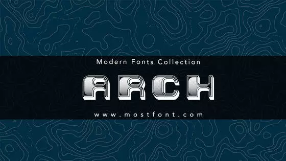 「Arch」字体排版图片