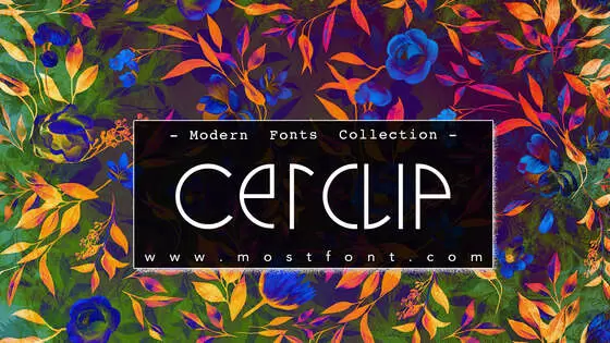 Typographic Design of Cerclip