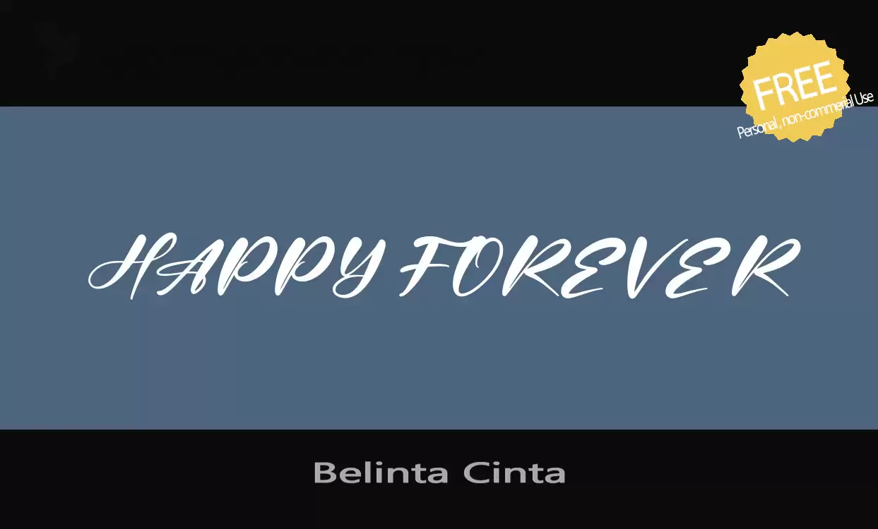 Sample of Belinta-Cinta