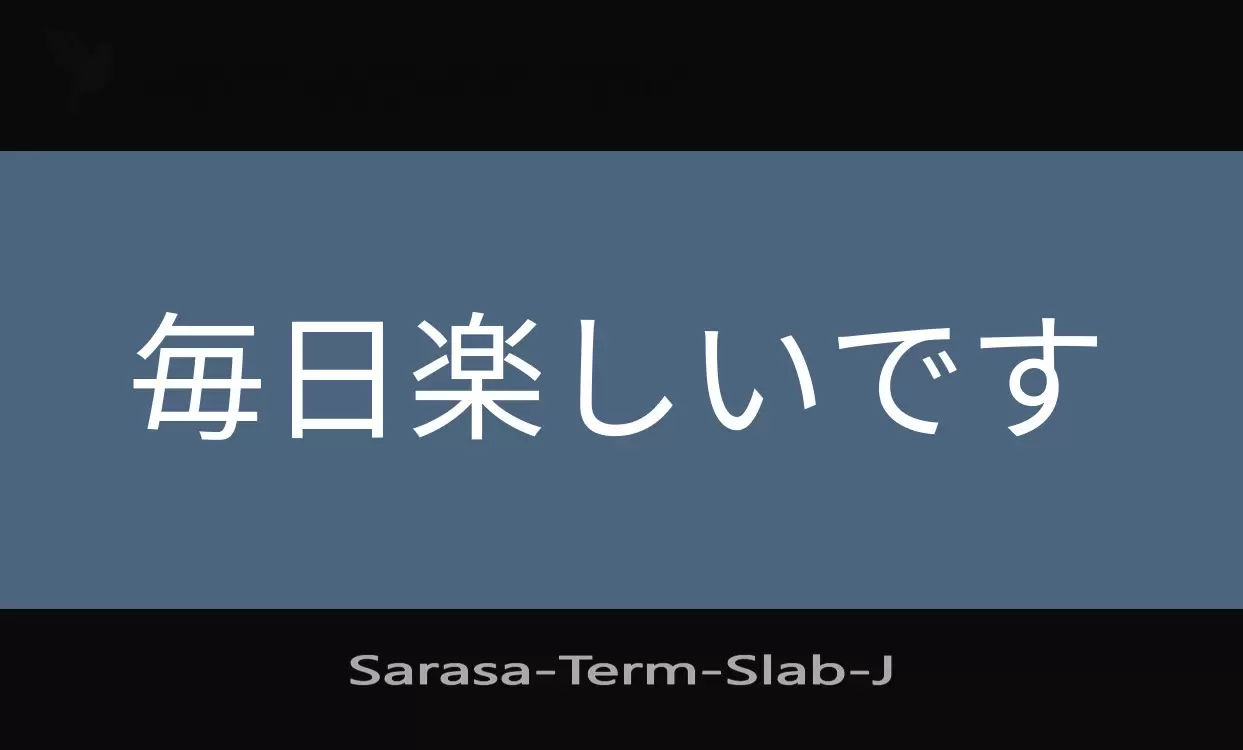 「Sarasa-Term-Slab」字体效果图