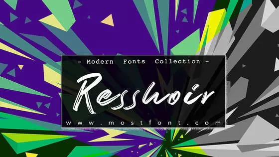 Typographic Design of Resshoir