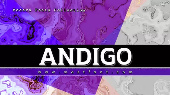 Typographic Design of ANDIGO