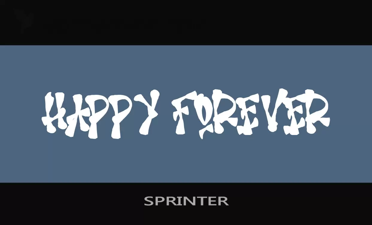 Font Sample of SPRINTER