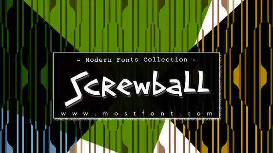 「Screwball」字体排版样式