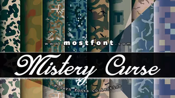 Typographic Design of Mistery-Curse-Personal-Use