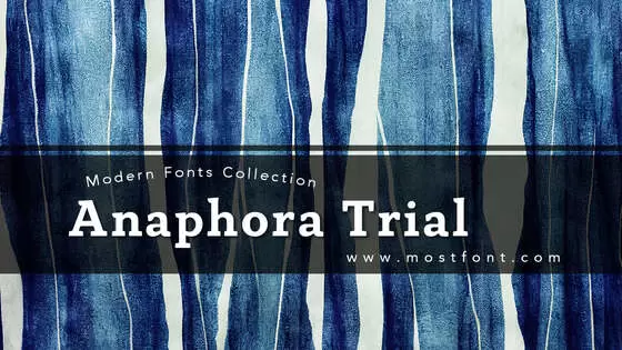 Typographic Design of Anaphora-Trial