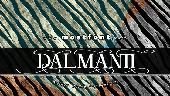 Typographic Design of DALMANTI