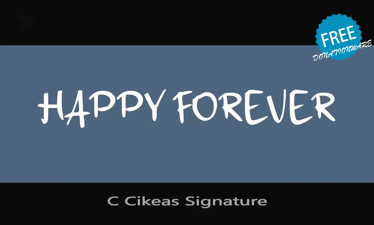 Sample of C-Cikeas-Signature