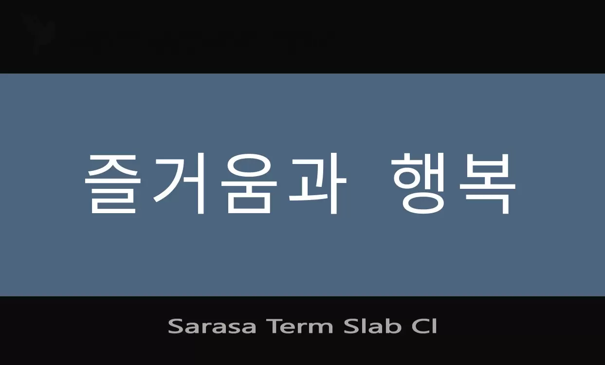 Sample of Sarasa-Term-Slab-Cl