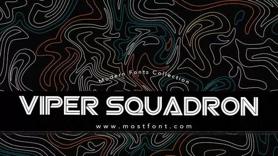 Typographic Design of Viper-Squadron