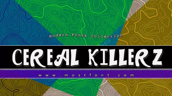 Typographic Design of CEREAL-KILLERZ