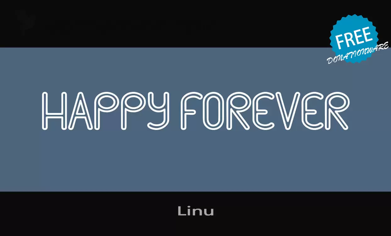 Font Sample of Linu