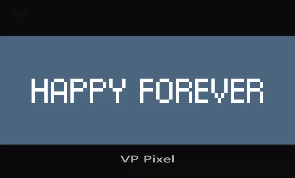 Font Sample of VP-Pixel