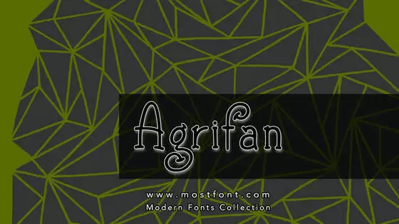 「Agrifan」字体排版图片