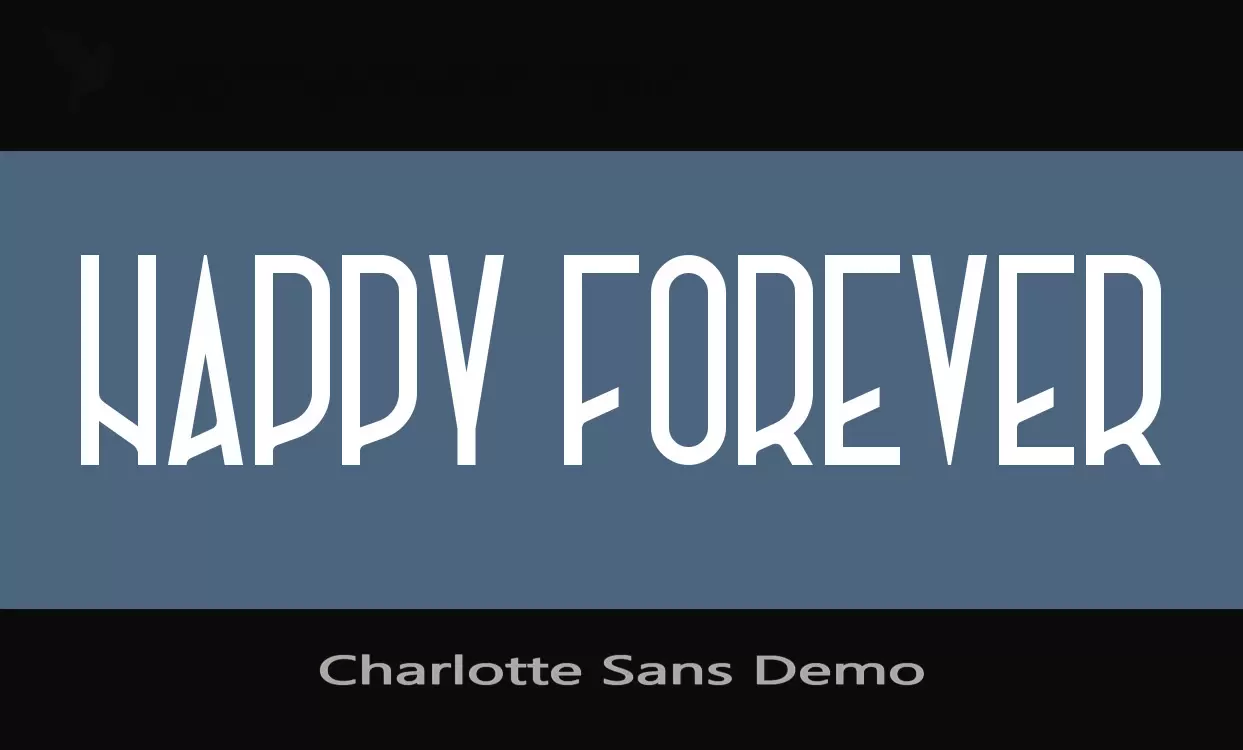 Font Sample of Charlotte-Sans-Demo