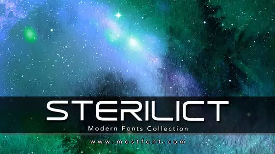 Typographic Design of Sterilict