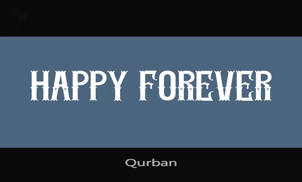 Font Sample of Qurban