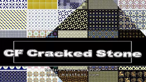 「CF-Cracked-Stone」字体排版图片