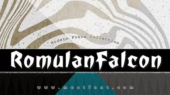 Typographic Design of RomulanFalcon