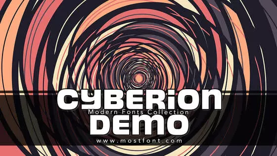 Typographic Design of Cyberion-Demo