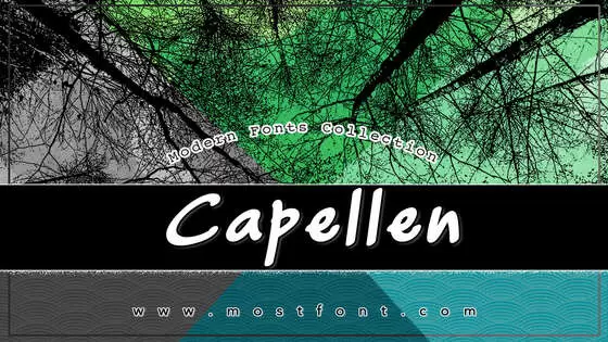 Typographic Design of Capellen